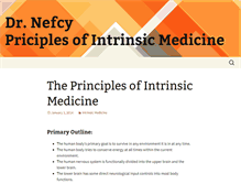 Tablet Screenshot of medicinaintrinseca.com